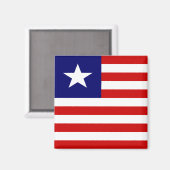 Liberia Hochwertige Flagge Magnet (Vorderseite/Rückseite)