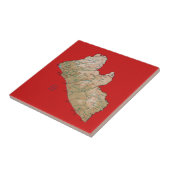 Liberia-Karte Fliese (Seite)