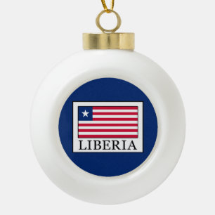 Liberia Keramik Kugel-Ornament