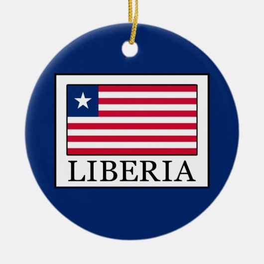 Liberia Keramik Ornament (Vorne)