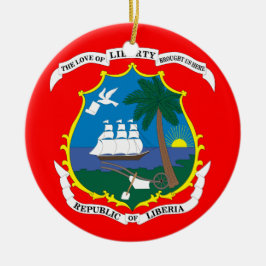 LIBERIA*-, Keramik-Weihnachtsverzierungen Keramik Ornament