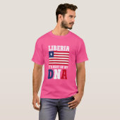 Liberia Liberia Flag Afrika T-Shirt (Vorne ganz)