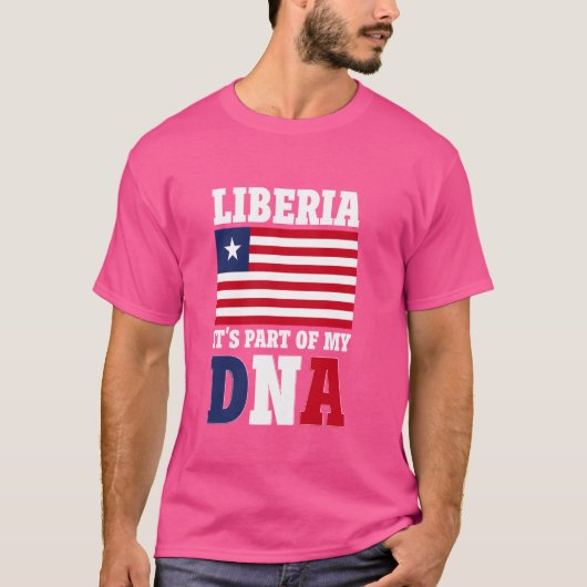 Liberia Liberia Flag Afrika T-Shirt (Vorderseite)