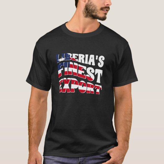 Liberia Liberia Flag Afrika T-Shirt (Vorderseite)