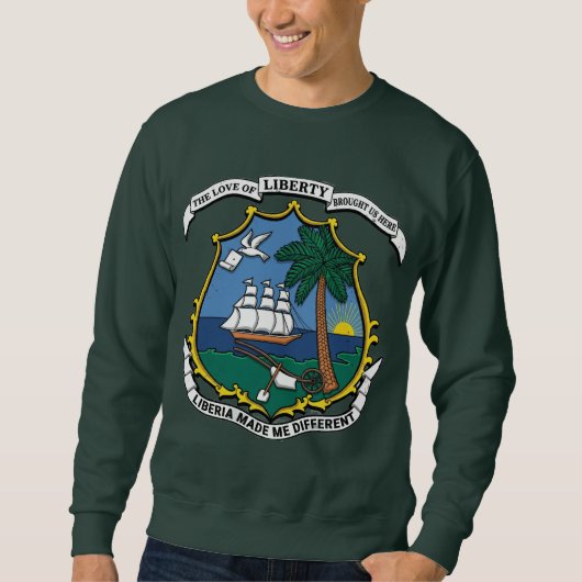 Liberia Made me different sweatshirt  (Vorderseite)