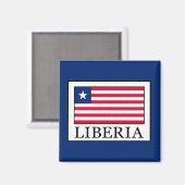 Liberia Magnet (Vorderseite/Rückseite)