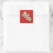 Liberia Map Sticker (Tasche)
