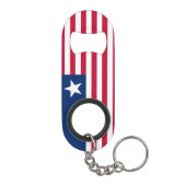 Liberia National Pride Patriotic Mini Flaschenöffner (Rückseite)