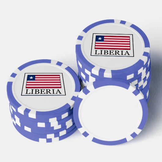 Liberia Pokerchips (Stapel)