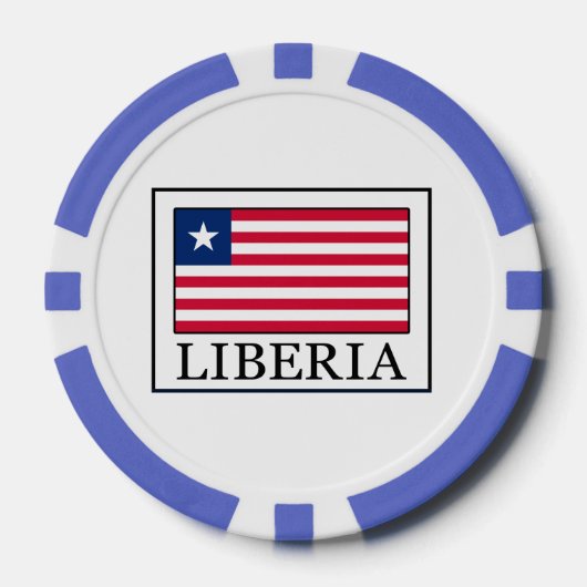 Liberia Pokerchips (Vorderseite)