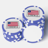 Liberia Pokerchips (Stapel)