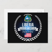 Liberia Postkarte (Vorne/Hinten)