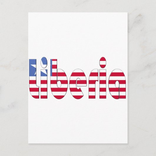 Liberia Postkarte (Vorderseite)