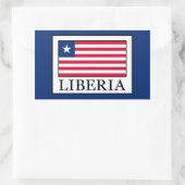 Liberia Rechteckiger Aufkleber (Tasche)