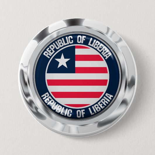 Liberia Round Emblem Button (Vorderseite)