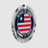 Liberia Round Emblem Ornament (Vorderseite)