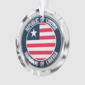 Liberia Round Emblem Ornament (Vorderseite)