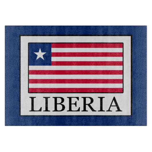 Liberia Schneidebrett (Vorderseite)