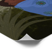 Liberia Sierra Leone Reiseplakat Poster (Ecke)