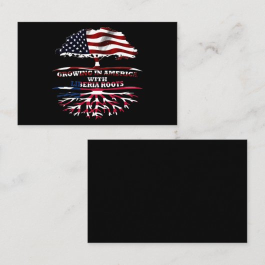 Liberia Visitenkarte (Vorne/Hinten)