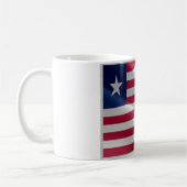 Liberia - Waving Flag - Kaffeetasse (Links)