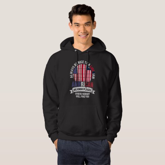 Liberian American Wir kennen Orte, an denen Countr Hoodie (Vorne ganz)