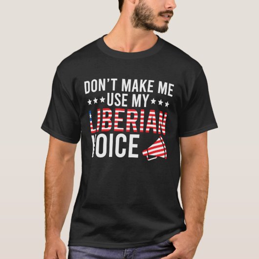 Liberian Voice Liberia Liberian Roots T-Shirt (Vorderseite)