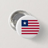 Liberianische Flagge, Flagge Liberias Button (Vorne & Hinten)