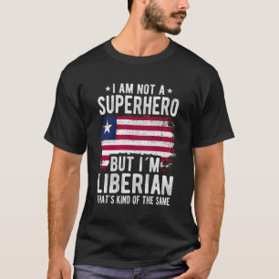 Liberianische Flagge Herkunft Iâ´M Liberian T-Shirt