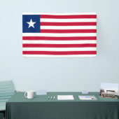 Liberianische Flagge (Liberia) Banner (Messeveranstaltung)