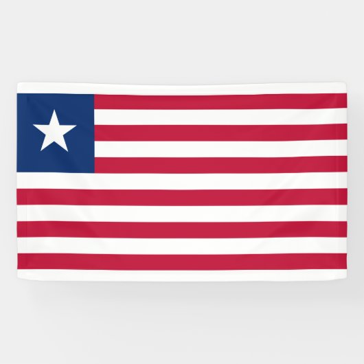 Liberianische Flagge (Liberia) Banner (Horizontal)