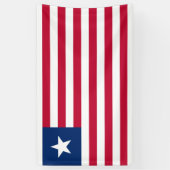 Liberianische Flagge (Liberia) Banner (Vertikal)