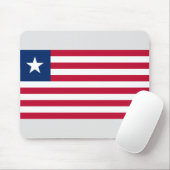 Liberianische Flagge (Liberia) Mousepad (Mit Mouse)