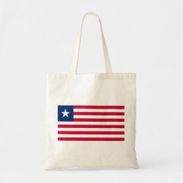 Liberianische Flagge (Liberia) Tragetasche