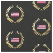 Liberianische Flagge Stoff (Nahaufnahme)