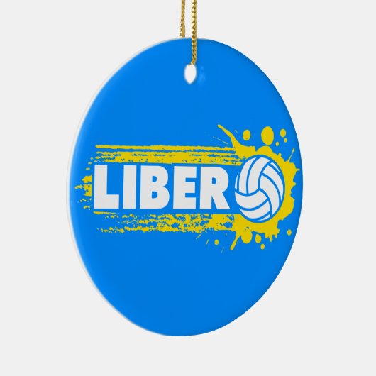 Libero-Volleyball Keramik Ornament (Rechts)