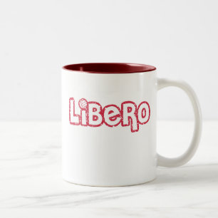 Libero-Volleyball Zweifarbige Tasse