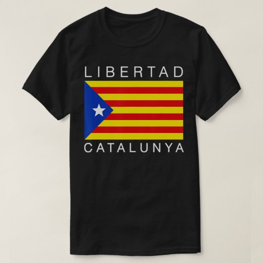 Libertad Katalonien - Unabhängigkeit Kataloniens T-Shirt (Design vorne)
