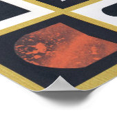 LIBERTAD PARA CUBA Magic Square Poster (Ecke)