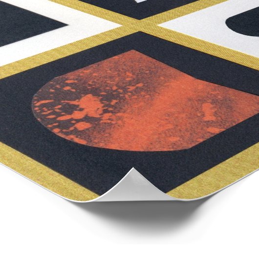 LIBERTAD PARA CUBA Magic Square Poster (Ecke)