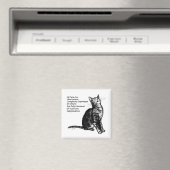 Libertäre Katze Magnet (In Situ (Geschirrspüler))