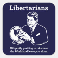 Libertäre Plot-Aufkleber