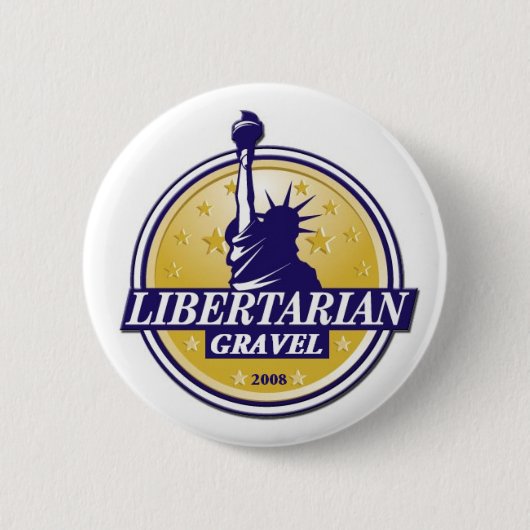 Libertarian Party GRAVEL Button LP Denver (Vorderseite)