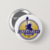 Libertarian Party GRAVEL Button LP Denver (Vorne & Hinten)