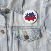 Libertarian Party Porcupine Symbol Button (Beispiel)