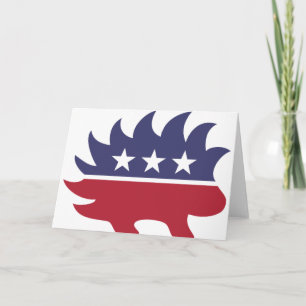 Libertarian Party Porcupine Symbol Karte