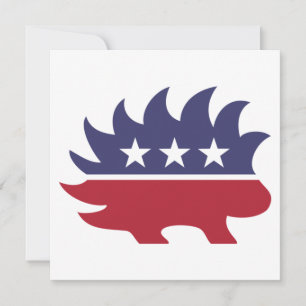 Libertarian Party Porcupine Symbol Karte