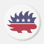 Libertarian Party Porcupine Symbol Magnet (Vorne)