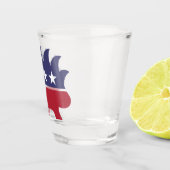 Libertarian Party Porcupine Symbol Schnapsglas (Rechts)