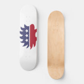 Libertarian Party Porcupine Symbol Skateboard (Vorderseite)